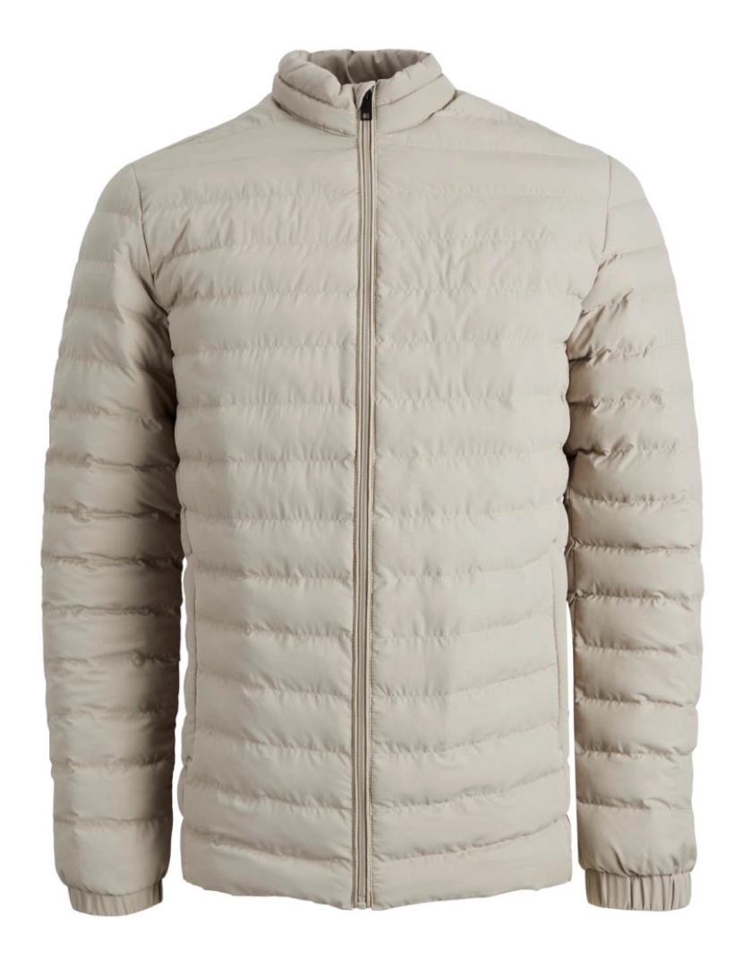 imagem de Jack & Jones Jje Recycle Puffer Collar Bege1