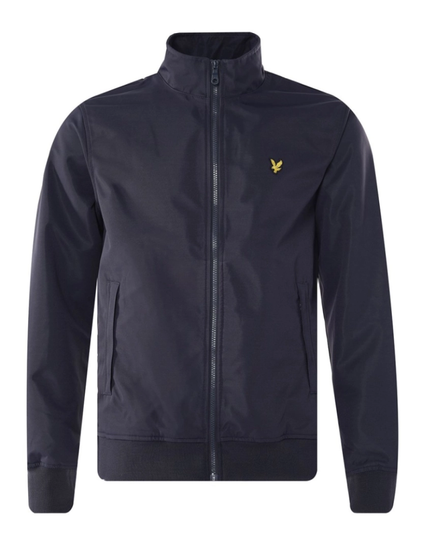 imagem de Lyle & Scott Mesh Backed Funnel Neck Jacket Azul1