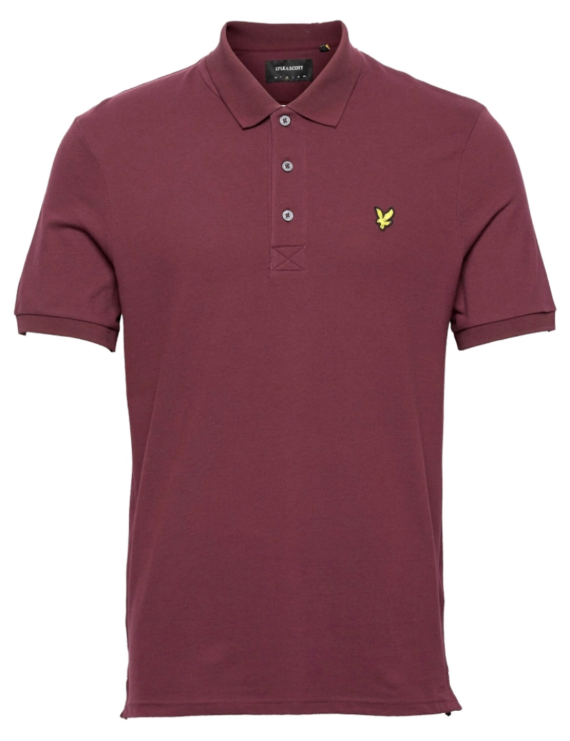 imagem de Lyle & Scott Plain Polo Shirt Vermelho1