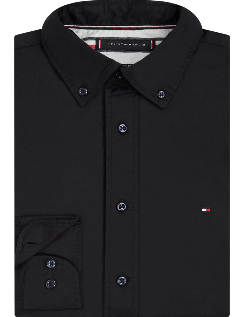 imagem de Tommy Hilfiger Core Flex Poplin Negro4