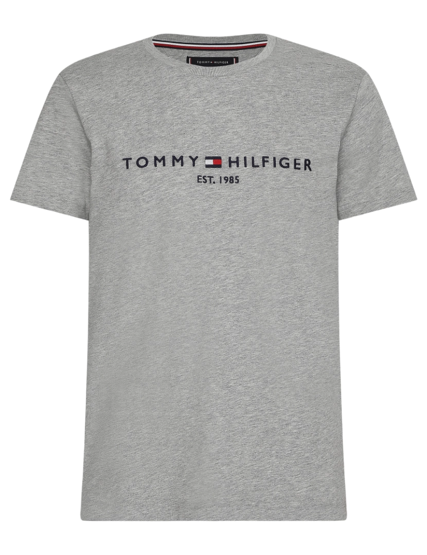 imagem de Tommy Hilfiger Core Logo Shirt Cinza2