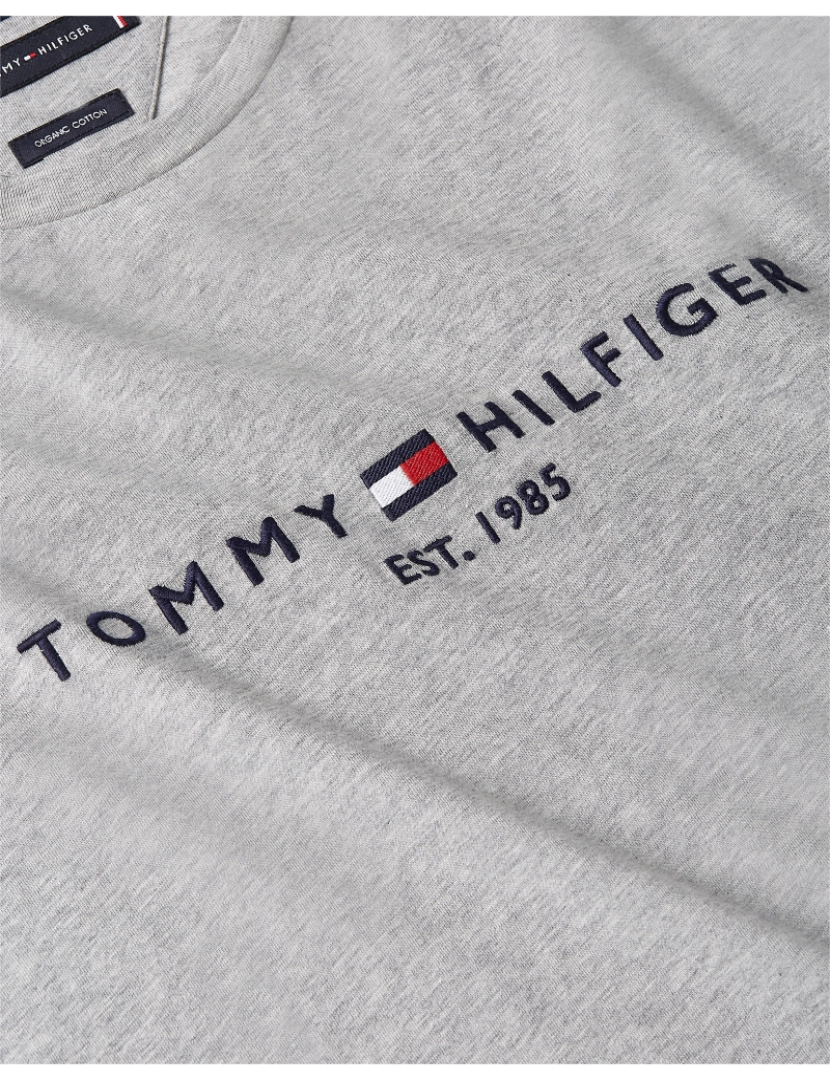 imagem de Tommy Hilfiger Core Logo Shirt Cinza4