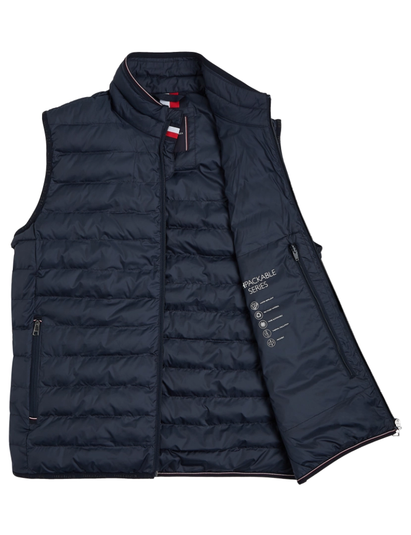 imagem de Tommy Hilfiger Core Packable Circular Bodywarmer Azul4