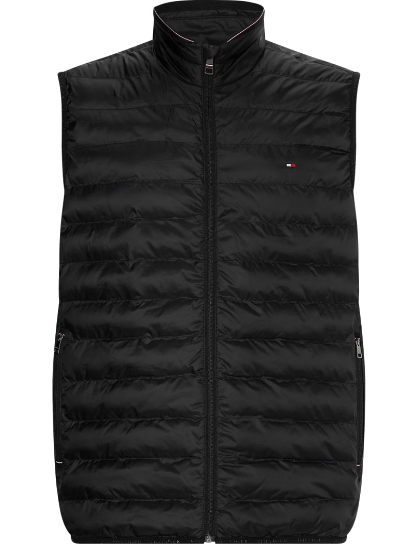 imagem de Tommy Hilfiger Core Packable Circular Bodywarmer Negro2