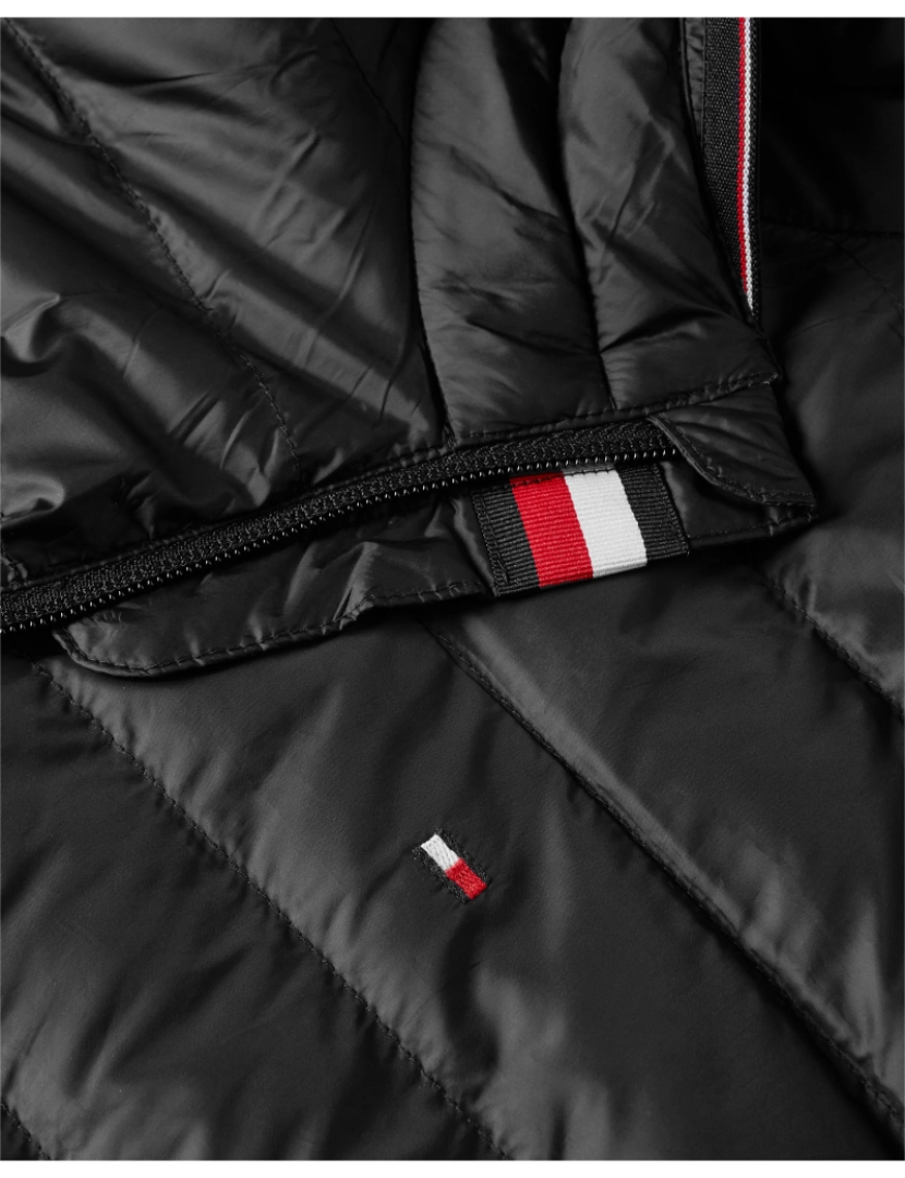 imagem de Tommy Hilfiger Core Packable Circular Bodywarmer Negro5