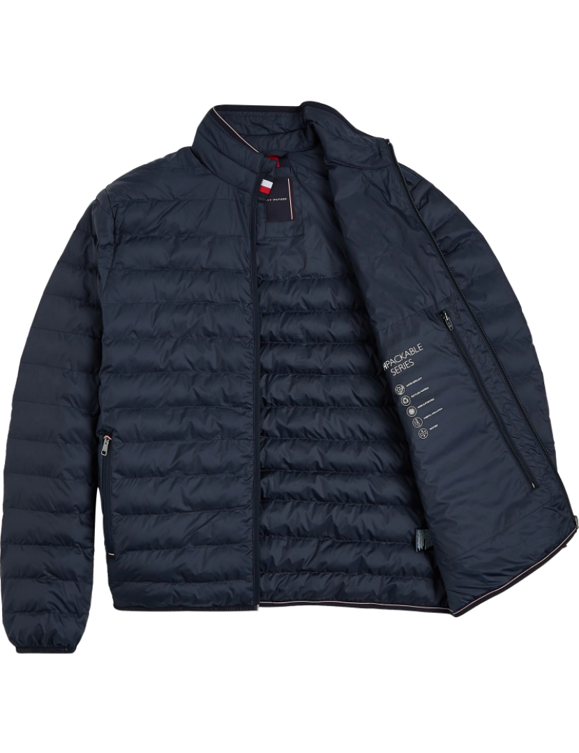 imagem de Tommy Hilfiger Core Packable Circular Jacket Azul4