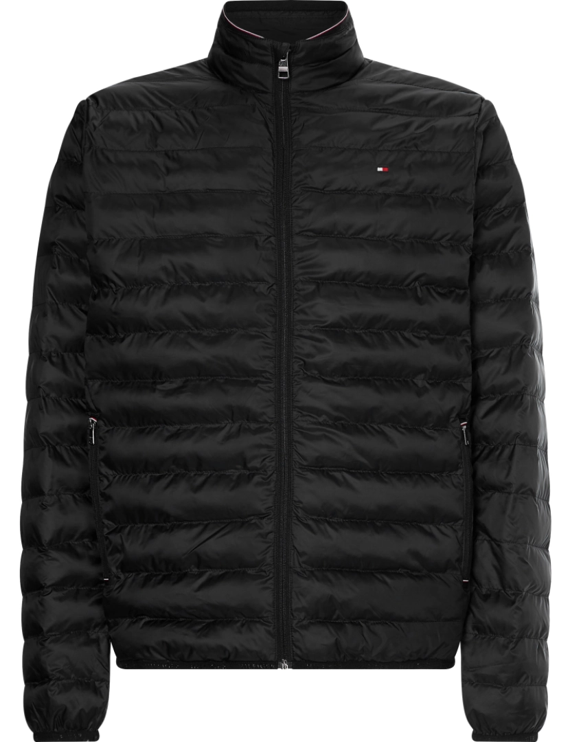 imagem de Tommy Hilfiger Core Packable Circular Jacket Negro2