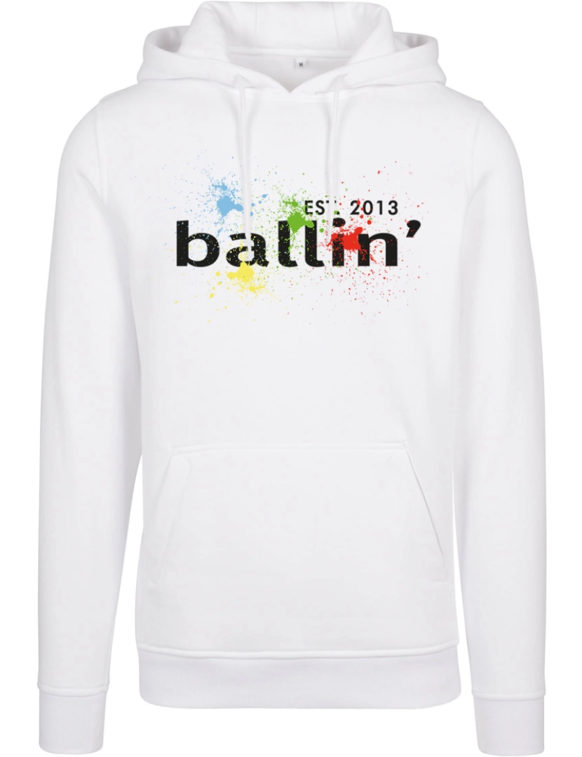 Ballin Est. 2013 - Ballin Est. 2013 Paint Splatter Hoodie Branco