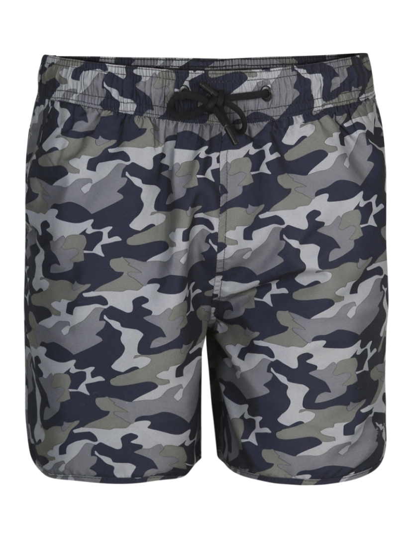 imagem de Pierre Cardin Camo Swim Short Cinza1