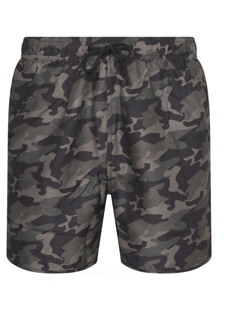 imagem de Pierre Cardin Camo Swim Short Verde2