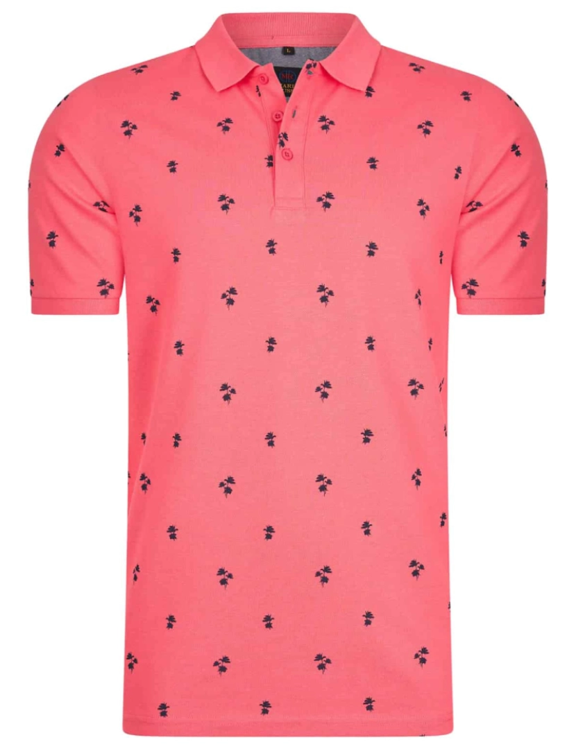 imagem de Mario Russo Polo Palm Tree Rosa1