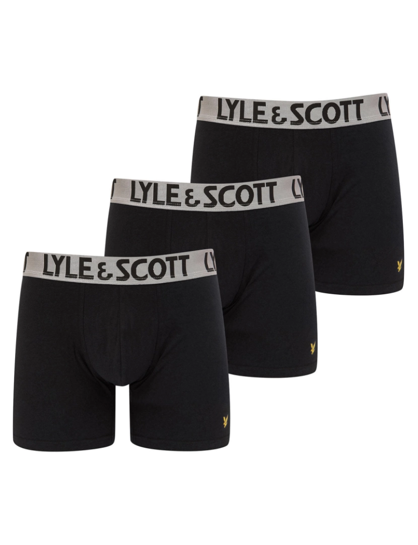 imagem de Lyle & Scott Christopher 3-Pack Boxers Negro1