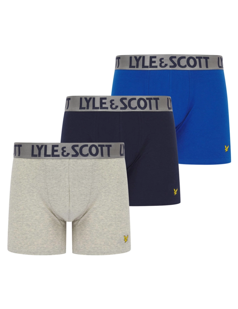Lyle & Scott - Lyle & Scott Christopher 3-Pack Boxers Multicolorido