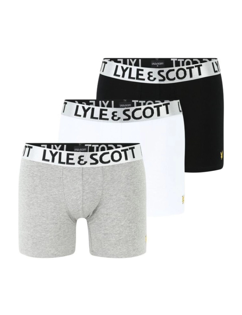 Lyle & Scott - Lyle & Scott Christopher 3-Pack Boxers Multicolorido