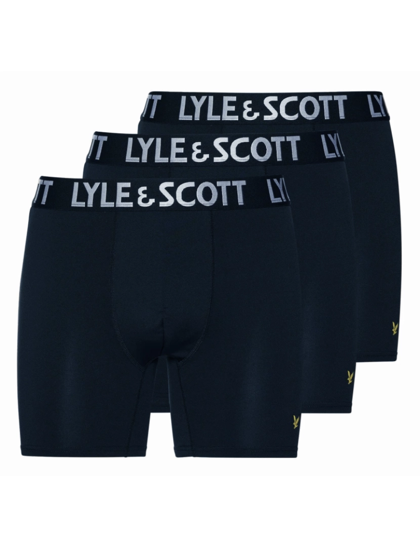 Lyle & Scott - Lyle & Scott Elton 3-Pack Boxers Azul