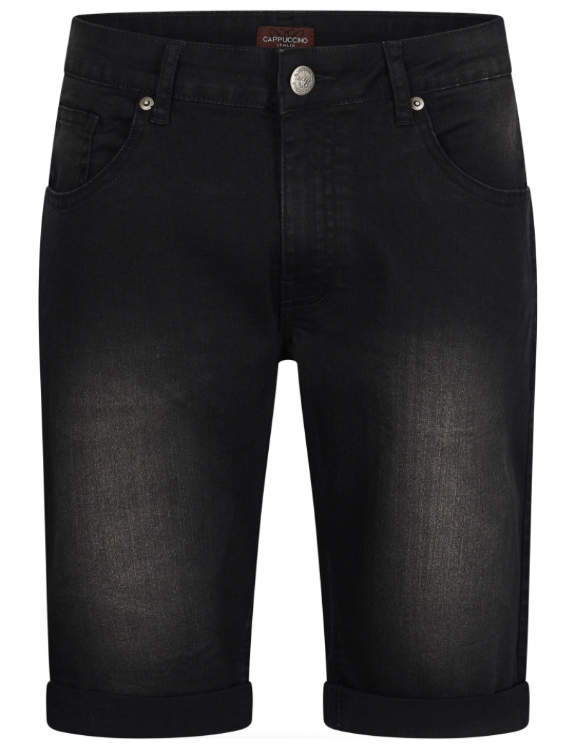 imagem de Cappuccino Italia Denim Short Black Negro2