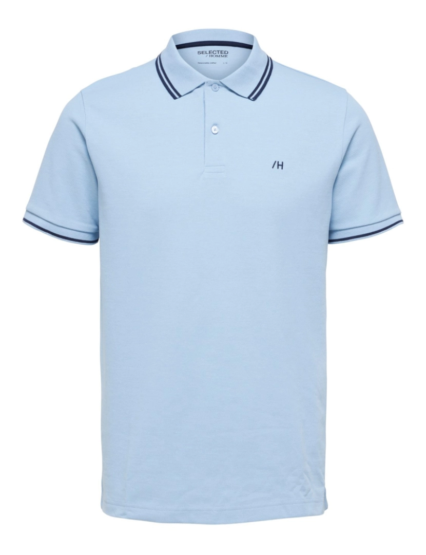 Selected - Selected Dante Sport Polo Azul