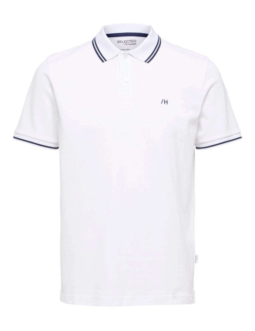 imagem de Selected Dante Sport Polo Branco1