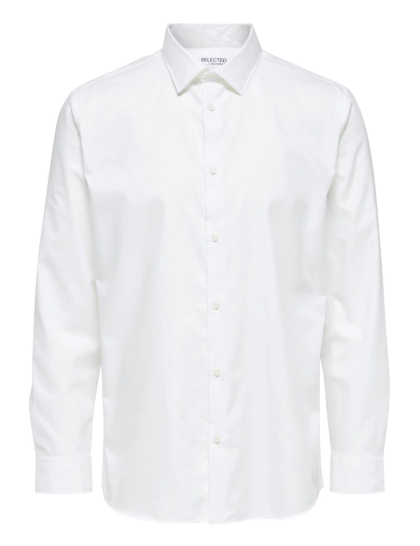 Selected - Selected Regethan Classic Overhemd Wit Branco