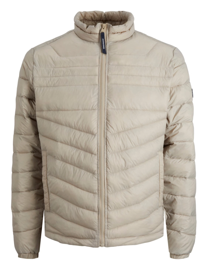 Jack & Jones - Jack & Jones Jje Hero Puffer Collar Bege