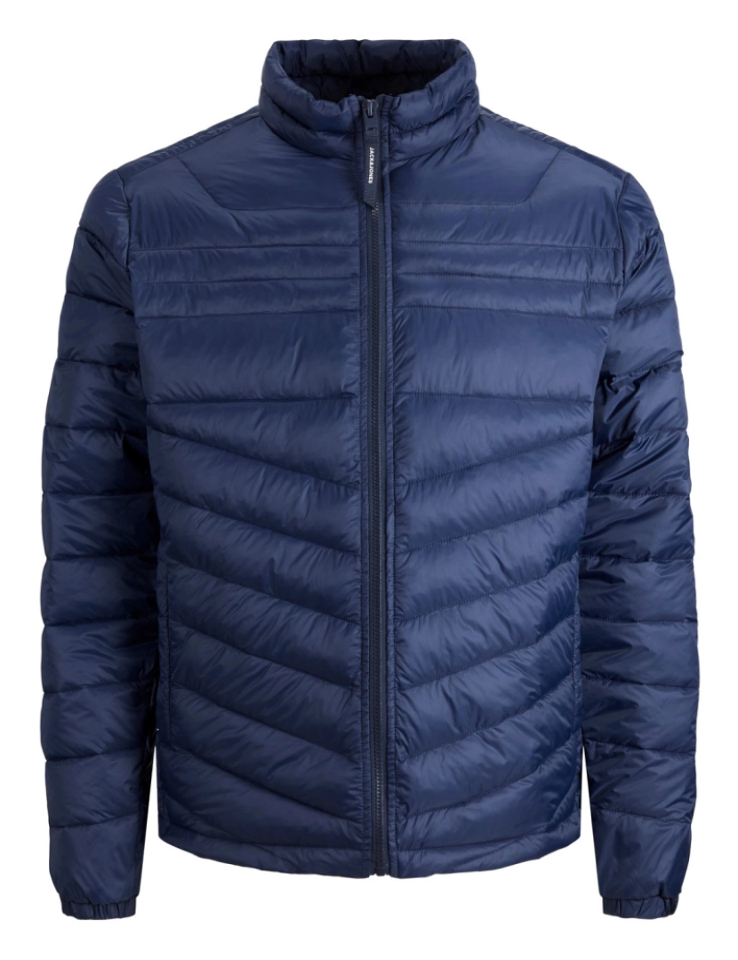 Jack & Jones - Jack & Jones JJe Hero Puffer Collar Azul