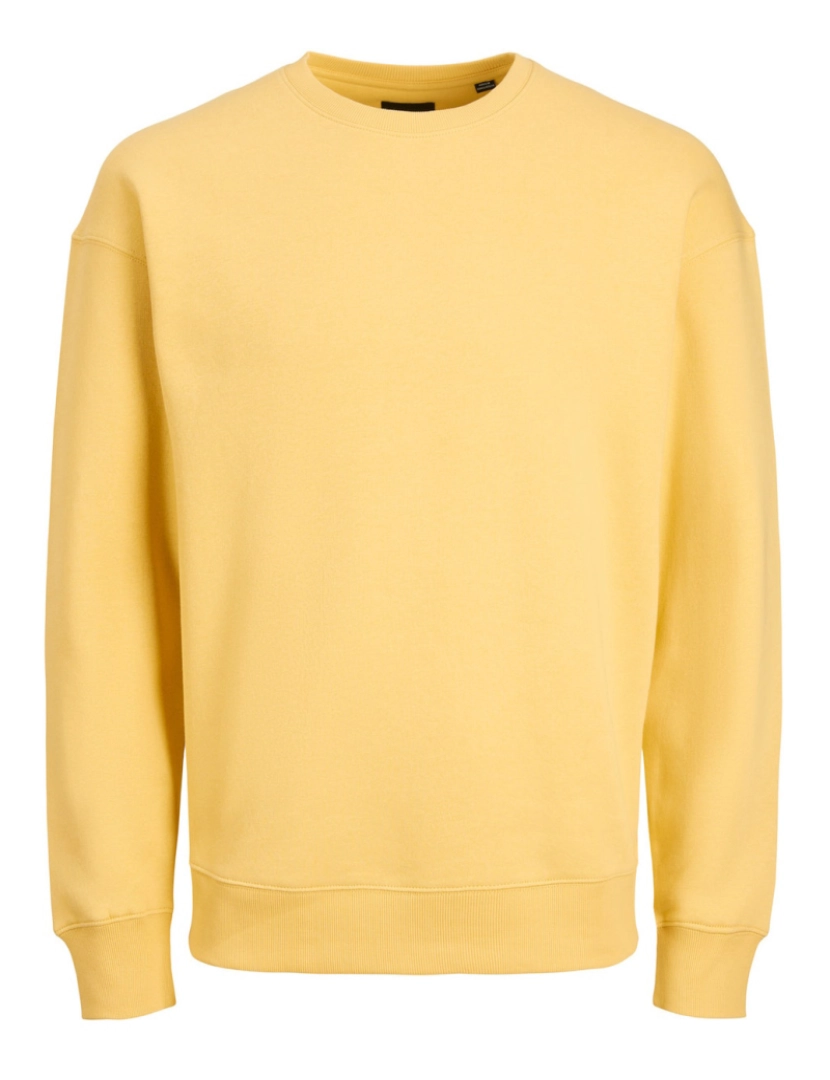 Jack & Jones - Jack & Jones JJestar Basic Sweat Crew Neck  Amarelo