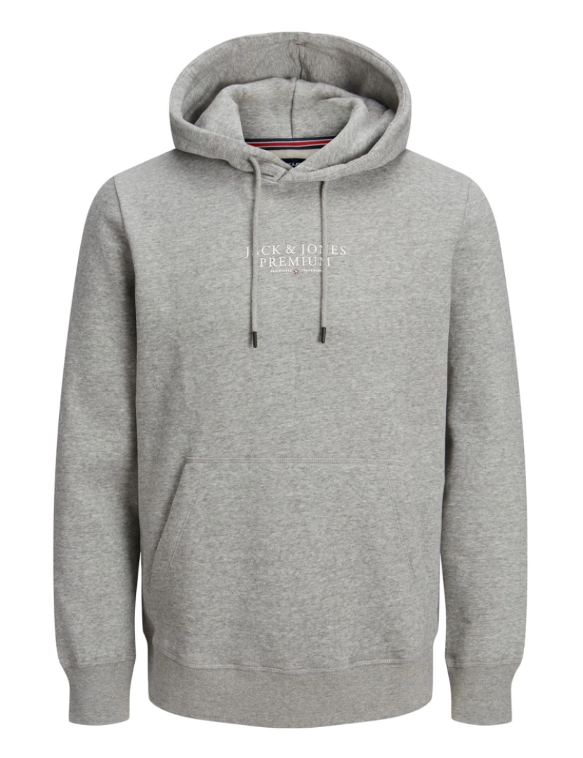 imagem de Jack & Jones Jpr Bluarchie Sweat Hood  Cinza1