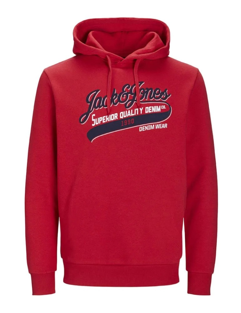 imagem de Jack & Jones Jwh Logo Sweat Hood  Vermelho1