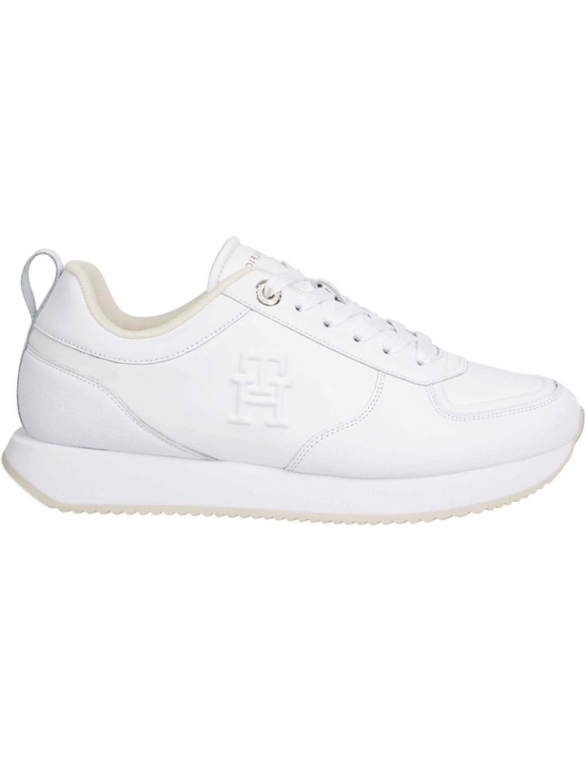 imagem de Tommy Hilfiger Casual Leather Runner Branco2