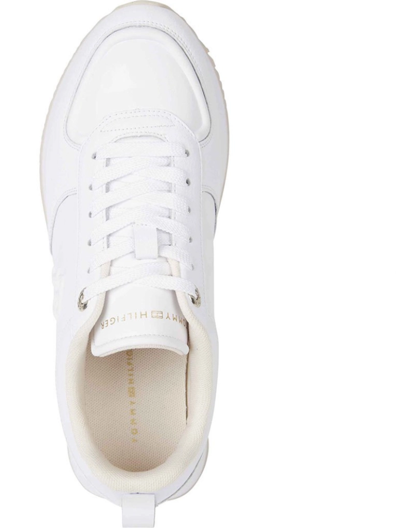 imagem de Tommy Hilfiger Casual Leather Runner Branco6