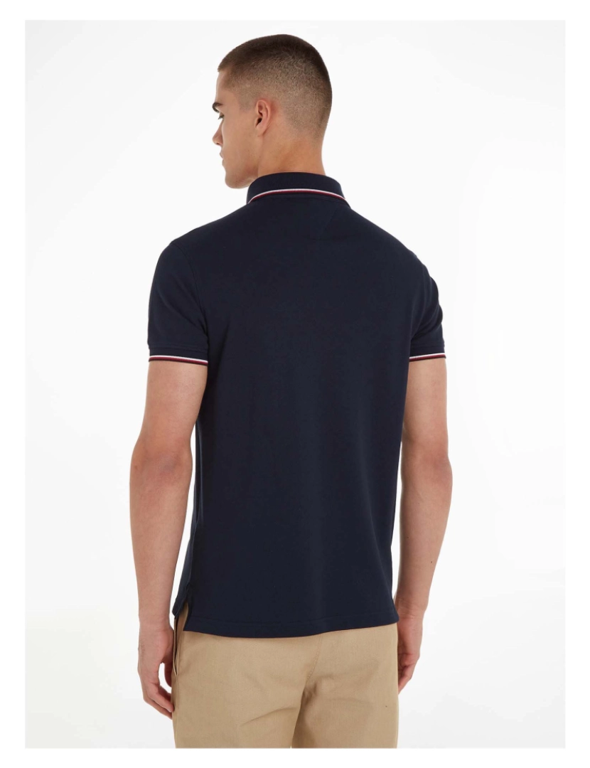 imagem de Tommy Hilfiger Rwb Tipped Slim Polo Azul3