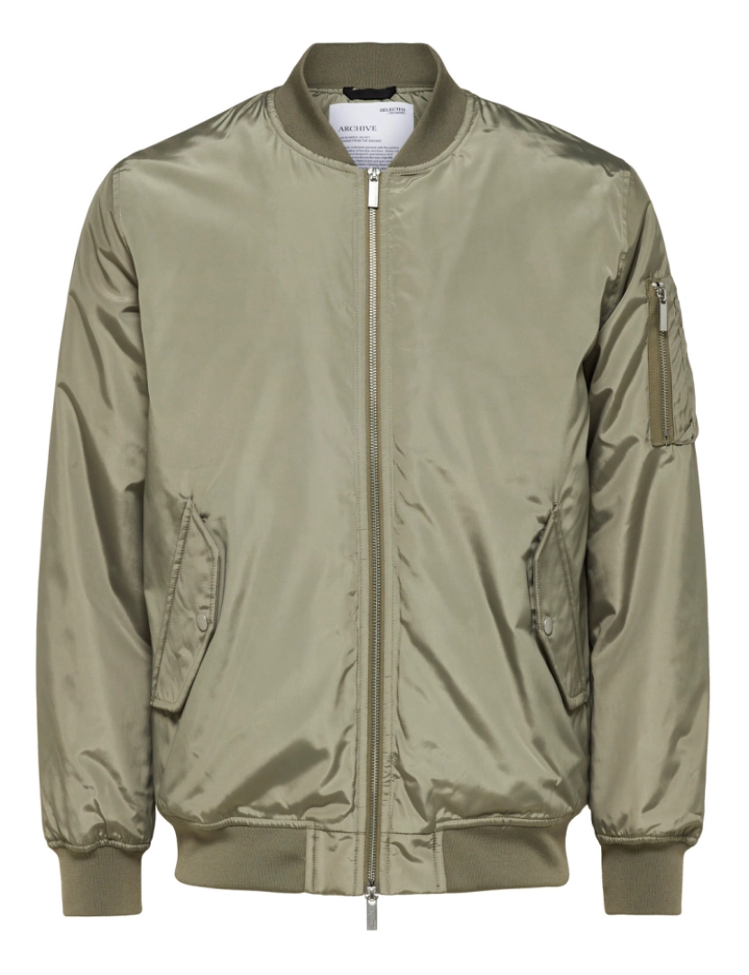 imagem de Selected Archive Bomber Jacket Verde2