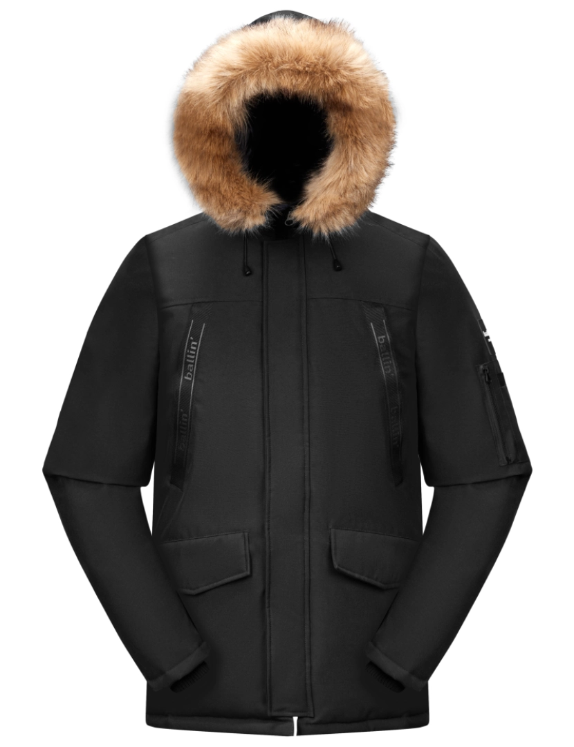 imagem de Ballin Est. 2013 Parka Philipp Negro3