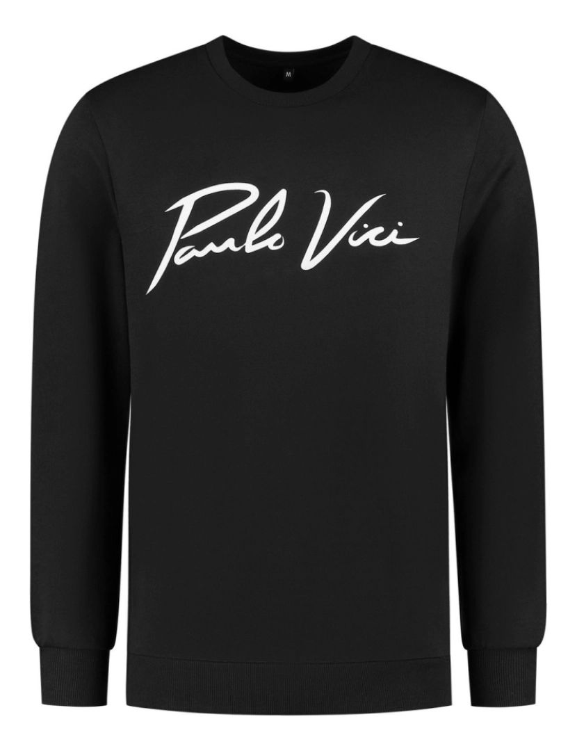 Paulo Vici - Paulo Vici Logo Sweater Negro