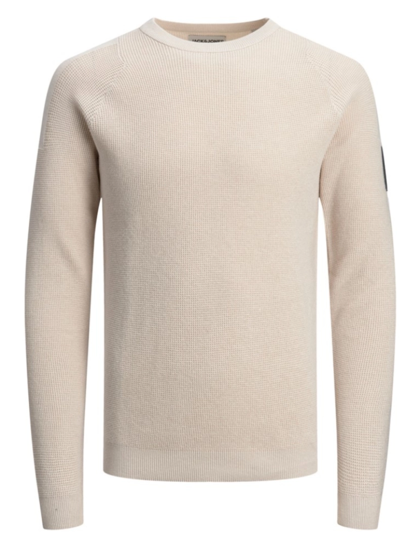 imagem de Jack & Jones Classic Spring Knit Crew Neck Branco1