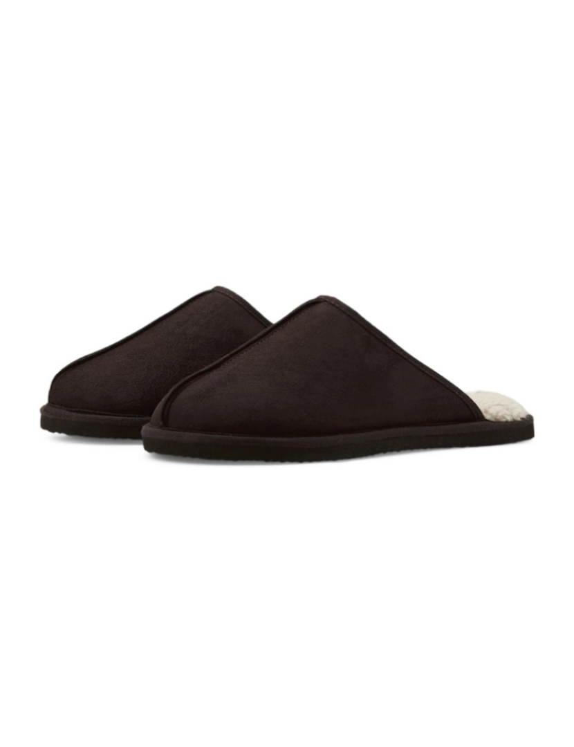 Jack & Jones - Jack & Jones Dudely Microfiber Pantoffel Marrom