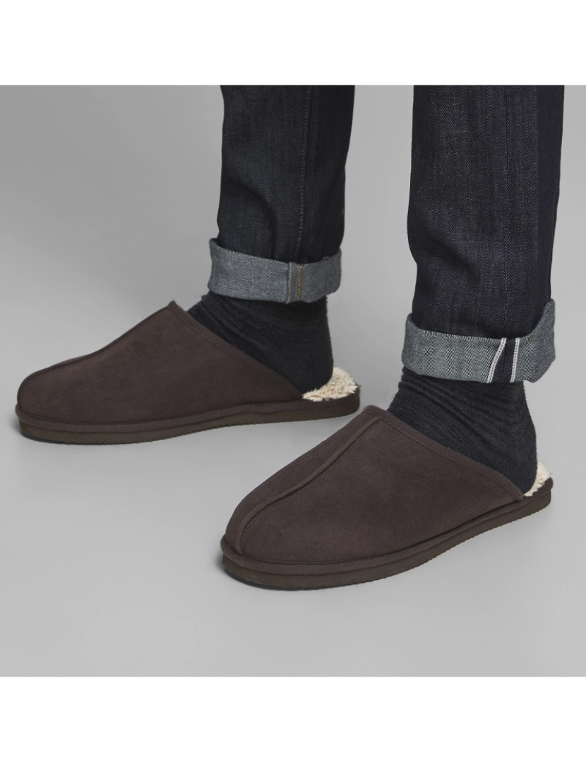 imagem de Jack & Jones Dudely Microfiber Pantoffel Marrom8