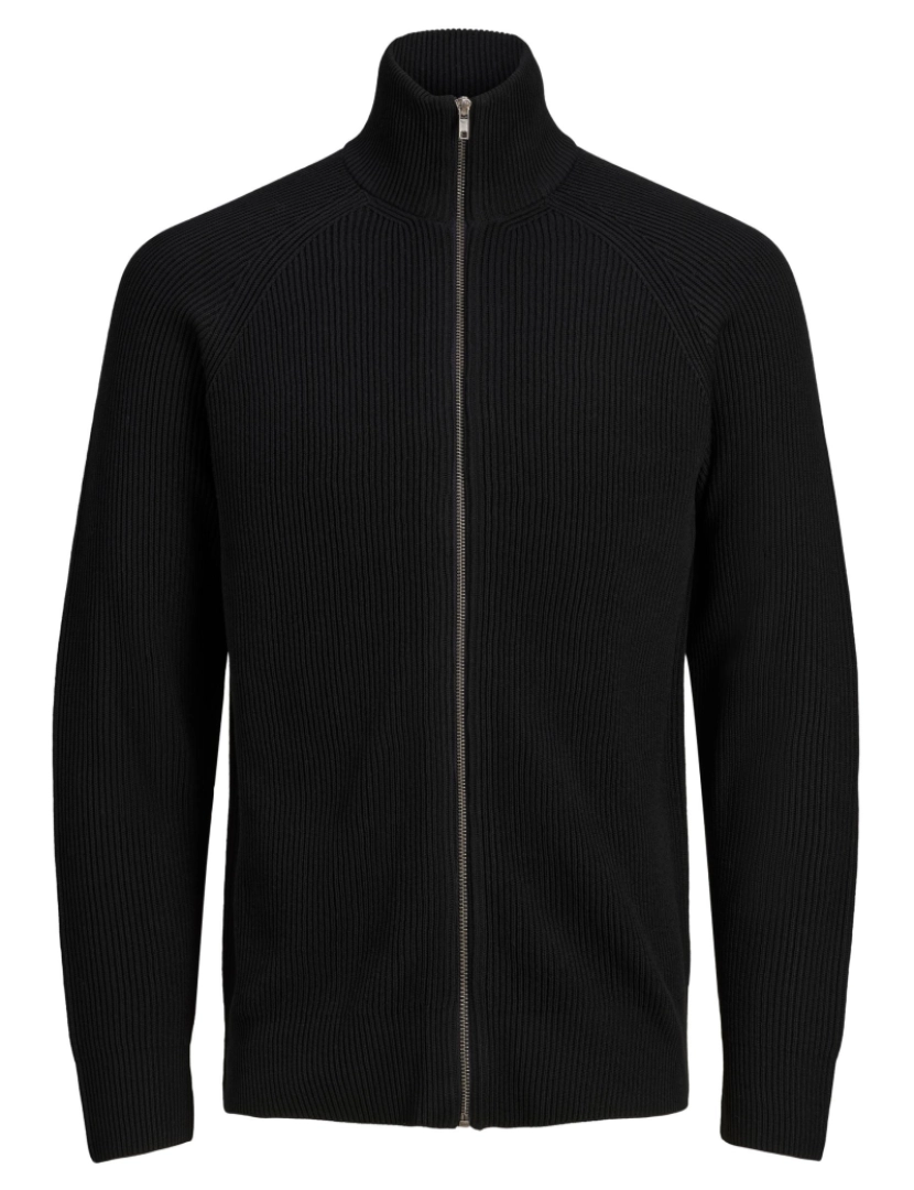 imagem de Jack & Jones Perfect Knit Zip Cardigan Negro2