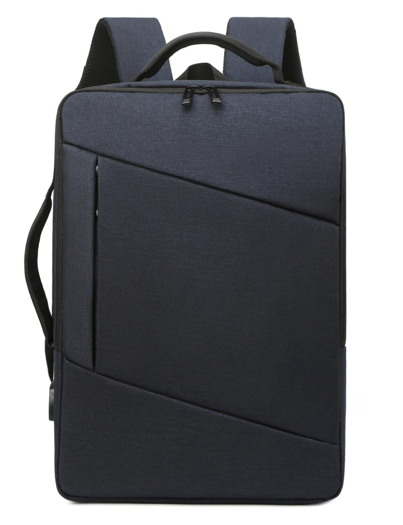 DAM - DAM Mochila para laptop com interface de carregamento USB. 30x13x42 cm. cor da Marinha