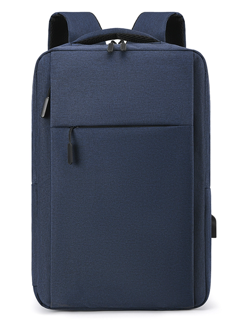 DAM - DAM Mochila para laptop com interface de carregamento USB. 30x13x48 cm. cor da Marinha