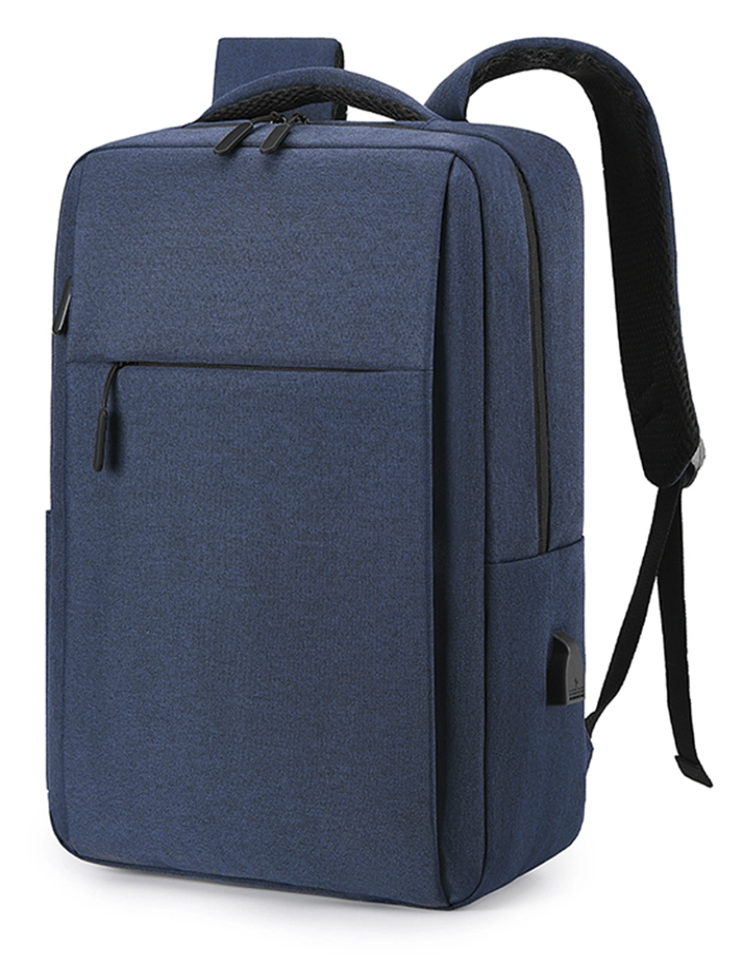 imagem de DAM Mochila para laptop com interface de carregamento USB. 30x13x48 cm. cor da Marinha2