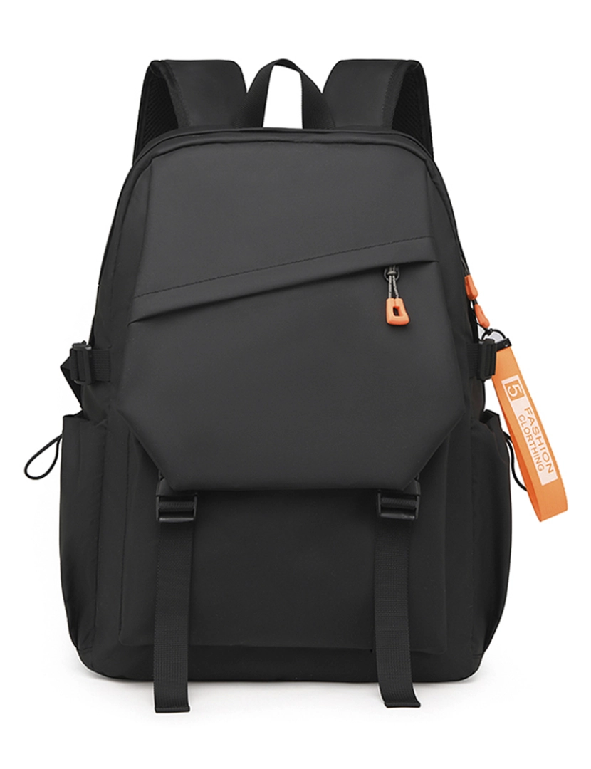 imagem de DAM Mochila para laptop com interface de carregamento USB. 30x15x44 cm. Cor preta1