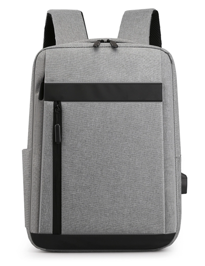 DAM - DAM Mochila para laptop com interface de carregamento USB. 28x11x40 cm. Cor cinzenta