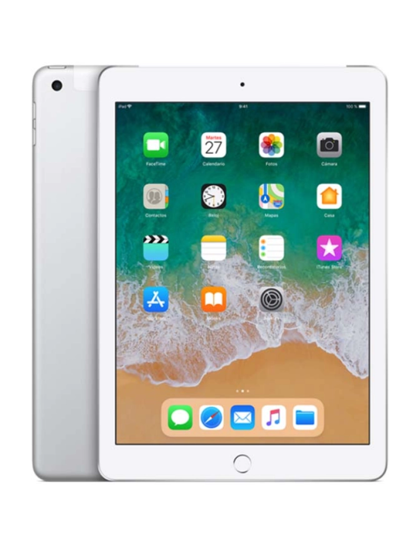 Apple - Apple iPad 9.7(2018) 128GB WiFi + Cellular Grau B Grau B