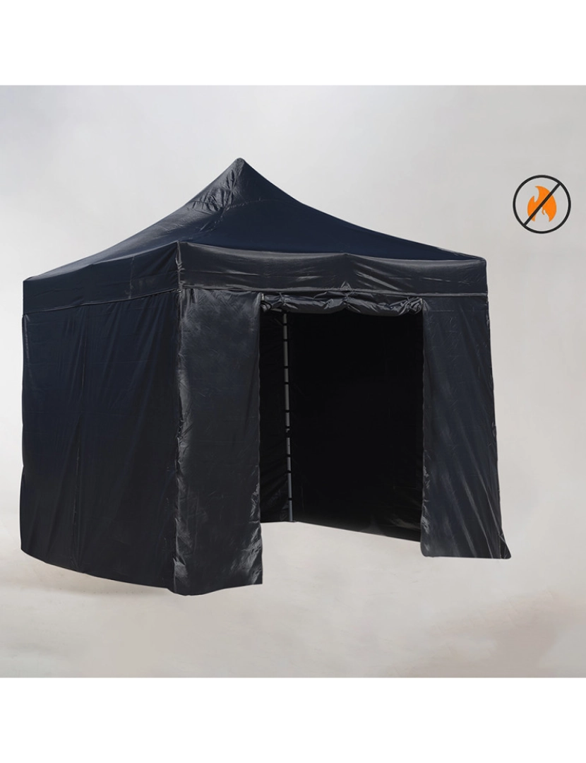 Presentes Miguel - Tenda 3x3 Master Ignífuga (Kit Completo) - Preto