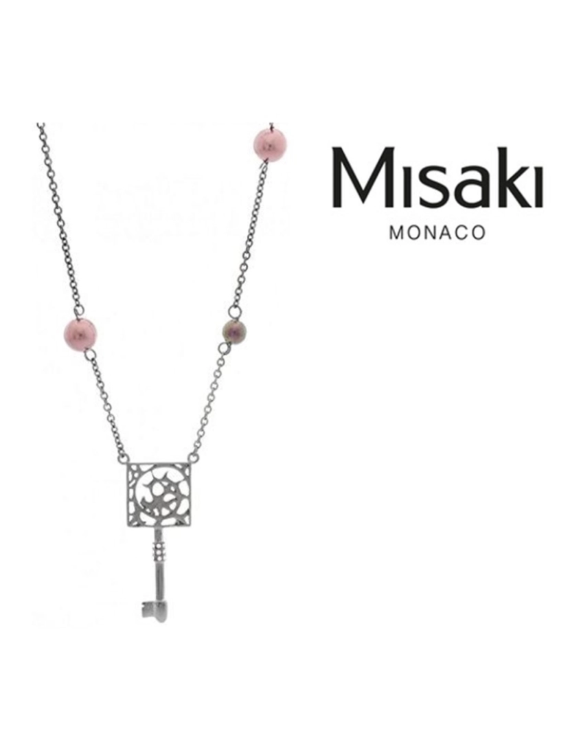 Misaki - Colar Misaki QCRPJOSEPHINEKEY  Silver &amp; Bronze
