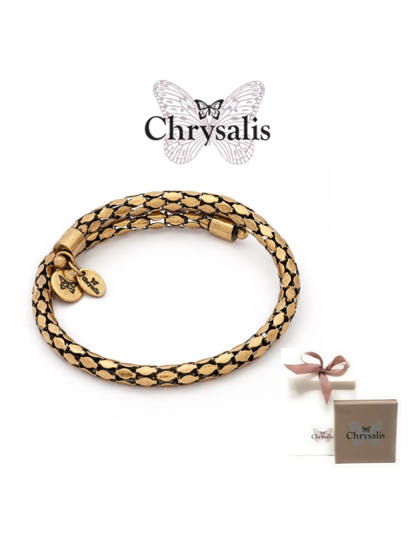 imagem de Pulseira Chrysalis Dourado  Tamanho Adaptável1