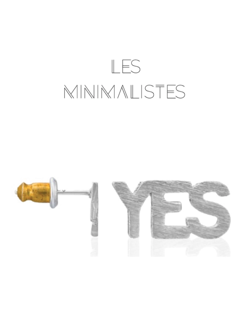 Les Minimalistes - Les Minimalistes Brincos YES Silver