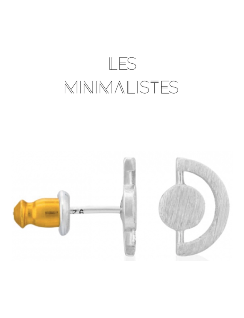 Les Minimalistes - Les Minimalistes Brincos Chloé Silver