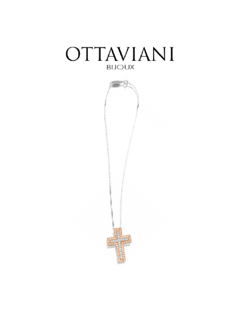 Ottaviani - Ottaviani Colar Bright Cross Pendant